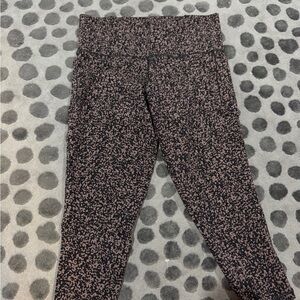 Athleta Pink and Black Patterned Leggings